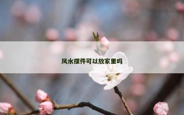 風水擺件可以放家里嗎 風水擺件可以放家里嗎