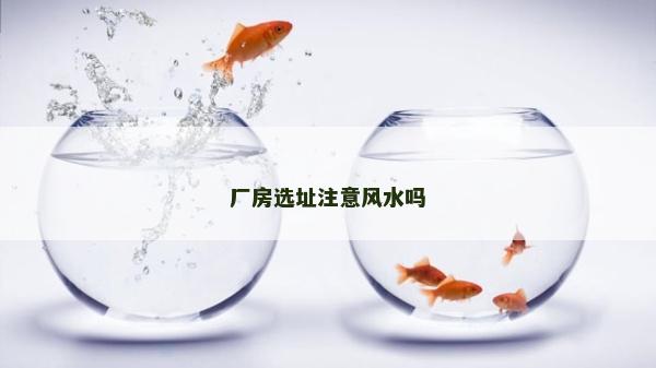 廠房選址注意風水嗎 廠房選址注意風水嗎