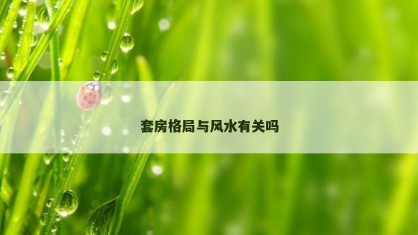 套房格局與風(fēng)水有關(guān)嗎