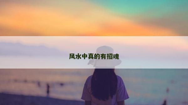 風(fēng)水中真的有招魂