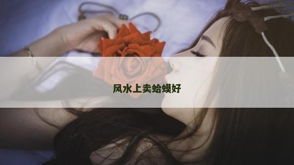 風(fēng)水上賣蛤蟆好