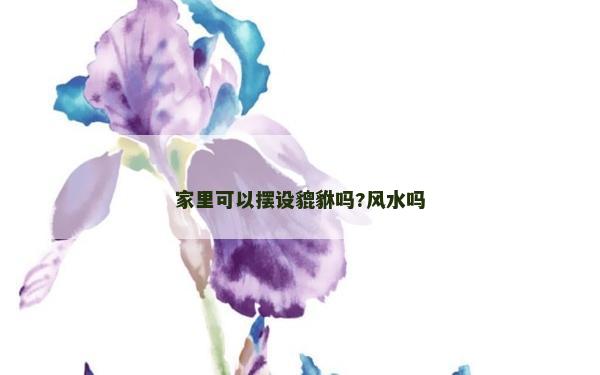 家里可以擺設貔貅嗎?風水嗎 家里可以擺設貔貅嗎?風水嗎