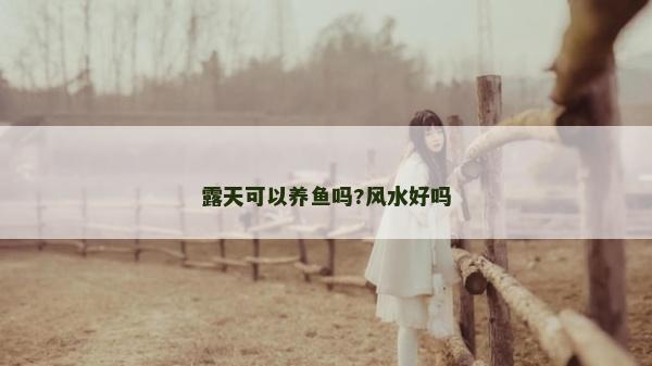 露天可以養(yǎng)魚嗎?風水好嗎