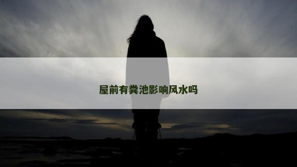 屋前有糞池影響風水嗎 屋前有糞池影響風水嗎
