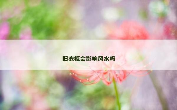 舊衣柜會(huì)影響風(fēng)水嗎 舊衣柜會(huì)影響風(fēng)水嗎