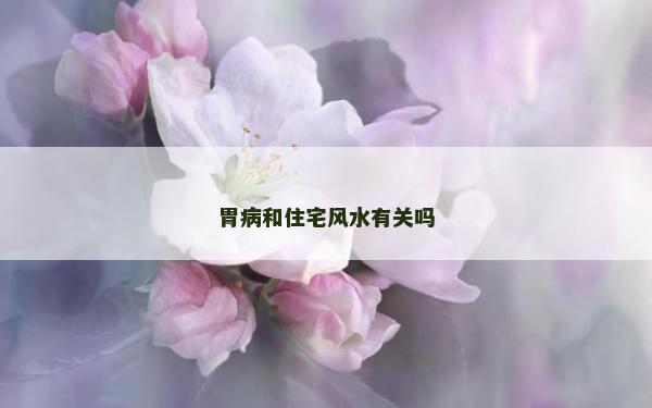 胃病和住宅風(fēng)水有關(guān)嗎