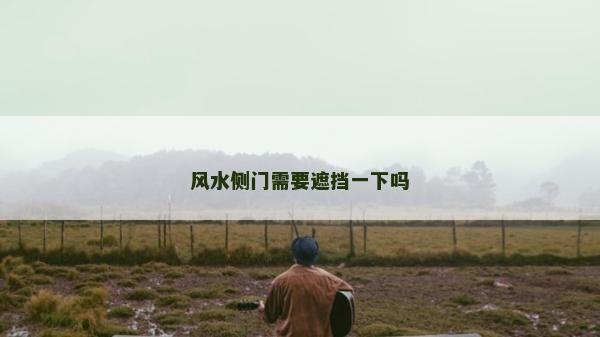 風水側門需要遮擋一下嗎