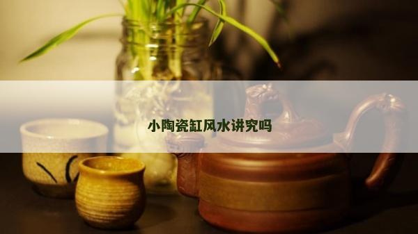 小陶瓷缸風水講究嗎