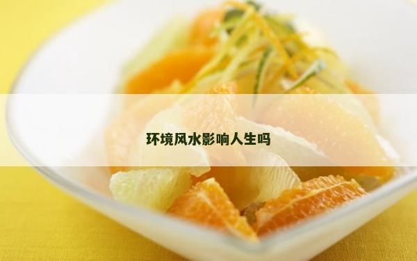 環境風水影響人生嗎