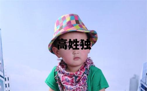 高姓獨(dú)特優(yōu)美的女孩名字,取什么名字好