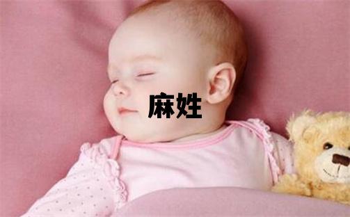 麻姓冷門獨特的男寶寶名字